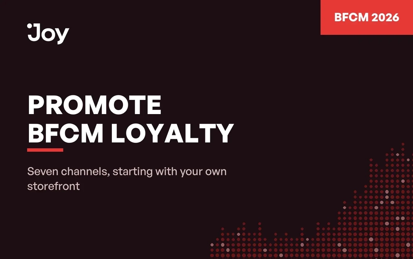BFCM loyalty promotion thumbnail: seven channels starting with your own storefront