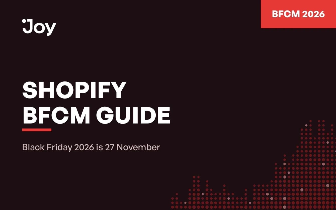 Shopify BFCM guide thumbnail: Black Friday 2026 is 27 November