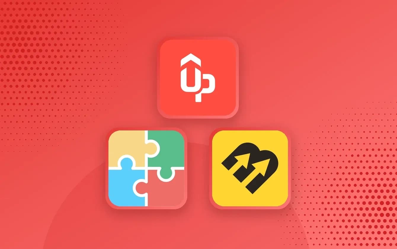 App icons for uppromote vs goaffpro vs bixgrow
